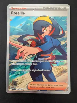 Carte Pokemon : ROSEILLE 204/167 Full Art FA EV6 Ecarlate et Violet FR NEUF - Image 1
