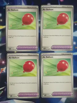 Air Balloon 079/086Sv: Black Bolt Regular Play Set 4-Pack NM English Pokemon - Image 1