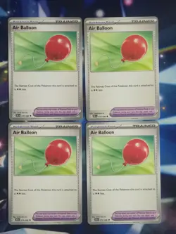 Air Balloon 079/086Sv: Black Bolt Regular Play Set 4-Pack NM English Pokemon - Image 3