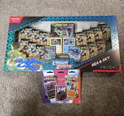 POKEMON Crown Zenith Sea Sky Premium Collection Box+Enhanced 2 Pack Blister - Image 1