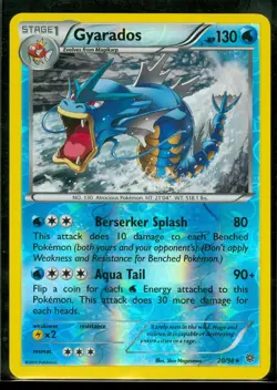 Pokemon GYARADOS 20/98 - XY Ancient Origins - RARE Rev Holo - MINT - Image 1
