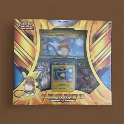 Pokemon TCG Alolan Raichu Box - Factory Sealed - Sun & Moon Promo Set - Image 1