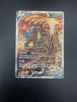 Entei v Crown Zenith Galarian Gallery Holo Ultra Rare Pokemon TCG GG36/GG70 NM - Image 1