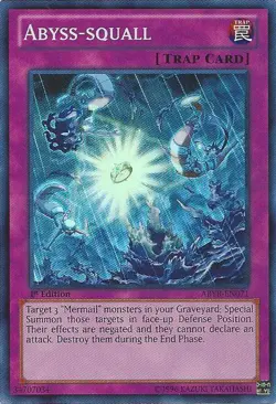 Abyss-squall - ABYR-EN071 - Super Rare - 1st Edition x1 - Lightly Played - Image 1
