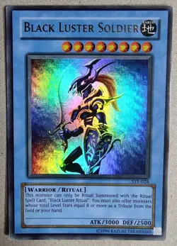 Black Luster Soldier - UR- Yu-Gi-Oh! - SYE-024 - Unlimited - MP - Image 1