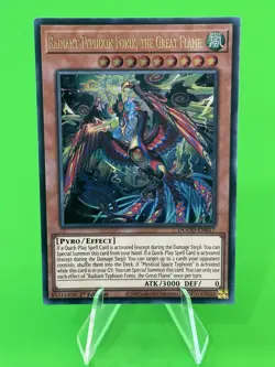 Yu-Gi-Oh Doom Of Dimensions Radiant Typhoon Fonix, The Great Flame UR DOOD-EN017 - Image 1