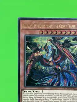 Yu-Gi-Oh Doom Of Dimensions Radiant Typhoon Fonix, The Great Flame UR DOOD-EN017 - Image 4