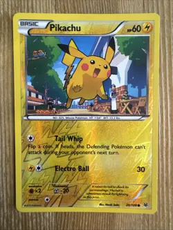 Pikachu 20/108 Reverse Holo XY Roaring Skies Set Pokemon Card 2015 MP - Image 1