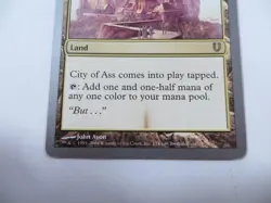 City of Ass Unhinged 134/140 2004 Magic The Gathering MTG - Image 3