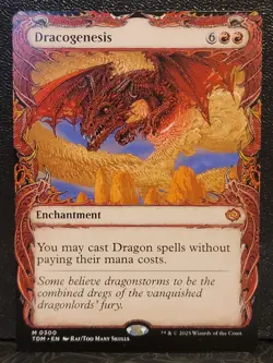 MTG Tarkir Dragonstorm Dragogenesis Non-foil Mythic Showcase Nm-M - Image 1