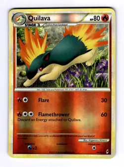 Quilava Call of Legends #49 (2011) Uncommon Reverse Holo NM Pokemon - Image 1