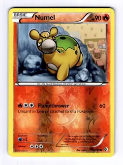 Numel Boundaries Crossed #21 (2012) Common Reverse Holo NM Pokemon - Image 1