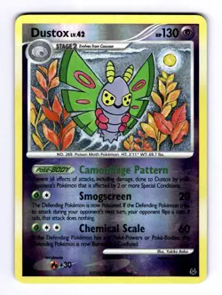 Dustox Platinum #25 (2009) Rare Reverse Holo NM Pokemon - Image 1