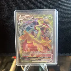 Flapple VMAX 19 Pokemon TCG 2021 Ultra Rare VMAX Holo Battle Styles Near Mint - Image 1