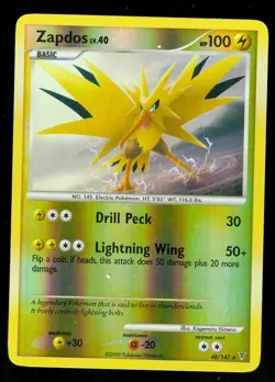 Pokemon ZAPDOS 48/147 Supreme Victors RARE Rev Holo - NEAR MINT/MINT - Image 1