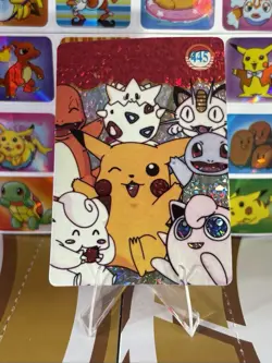 Pokemon Pikachu Vintage Pocket Monsters Vending HOLO Prism Sticker 1999 Nintendo - Image 1