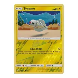 Tynamo 44/147 Reverse Holo Burning Shadows Pokemon Card NM - Image 1