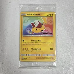 Pokemon Ash's Pikachu - SM108 - Promo I Choose You Movie Card SEALED - Image 1