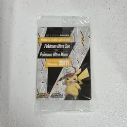 Pokemon Ash's Pikachu - SM108 - Promo I Choose You Movie Card SEALED - Image 2