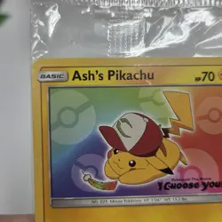 Pokemon Ash's Pikachu - SM108 - Promo I Choose You Movie Card SEALED - Image 3