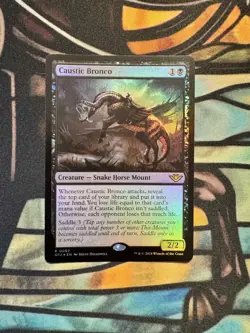 Caustic Bronco Outlaws of Thunder Junction Foil Rare - Image 1