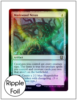 1x Maskwood Nexus, Ripple Foil, Modern Horizons 3 Commander, MTG NM - Image 1