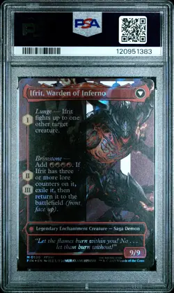 Clive, Ifrit's Dominant #0530 MTG Final Fantasy Borderless-Surge Foil PSA 10 - Image 2
