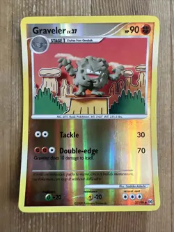 Pokemon TCG Graveler 37/99 Reverse Holo Uncommon Platinum Arceus NM - Image 1