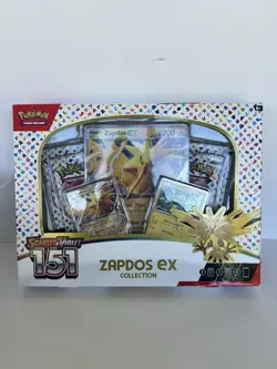 Pokemon TCG Scarlet & Violet 151 Zapdos EX Collection Box Sealed - Image 1