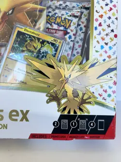 Pokemon TCG Scarlet & Violet 151 Zapdos EX Collection Box Sealed - Image 4