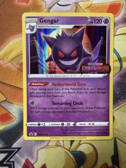 Pokemon Gengar SWSH241 Black Star Promo Lost Origin Prerelease STAMP NM - Image 1