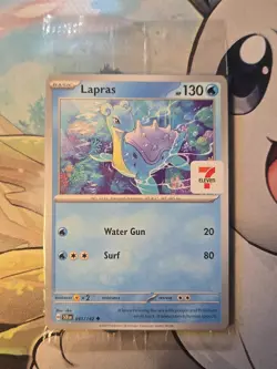 Pokemon Scarlet & Violet Stellar Crown 7-11 Promo Lapras Sealed U.S. Seller - Image 1