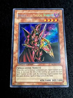 YUGIOH • BREAKER THE MAGICAL WARRIOR • SECRET RARE • MC2-EN002 • LIMITED • VLP - Image 2