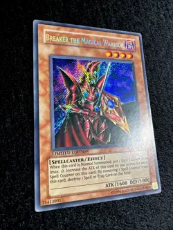 YUGIOH • BREAKER THE MAGICAL WARRIOR • SECRET RARE • MC2-EN002 • LIMITED • VLP - Image 4