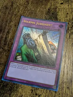 Yugioh Solemn Judgment MRD-EN127 25th Anniversary Ultra Rare NM - Image 2