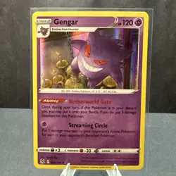 Gengar 2022 Sword & Shield Lost Origin Holo Rare 066/196 Pokemon TCG Card NM - Image 1