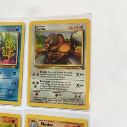 Vintage Pokemon Card Lot Jungle Set 1999 Wizards of the Coast Kagemaru Himeno NM - Image 2