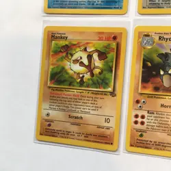 Vintage Pokemon Card Lot Jungle Set 1999 Wizards of the Coast Kagemaru Himeno NM - Image 4