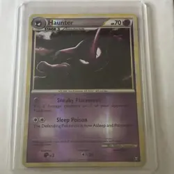 Pokemon TCG Haunter Reverse Holo Card 35/102 HGSS Triumphant - Image 1
