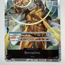 Borsalino OP02-114 SR - One Piece Card Game Paramount War Eng NM - Image 3