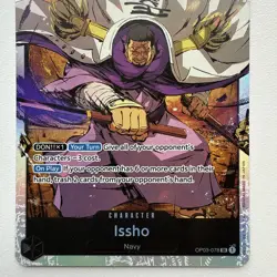 Issho OP03-078 SR Holo One Piece Card Game Pillars of Strength - English NM - Image 3