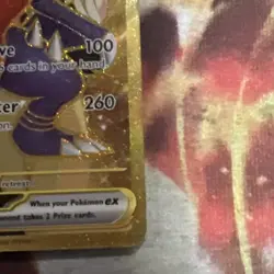 Pokemon TCG Destined Rivals Cynthia's Garchomp EX Card 241/182 Gold Rare - Image 4