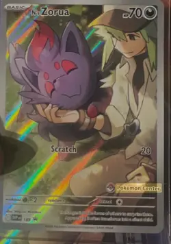 N's Zorua - 189 (Pokemon Center Exclusive) 189 Sv: Scarlet & Violet Promo Cards - Image 1