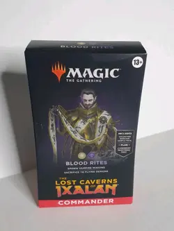 The Lost Caverns of Ixalan Commander Deck Blood Rites MTG Sealed 2023 New 195166230245 - Image 1