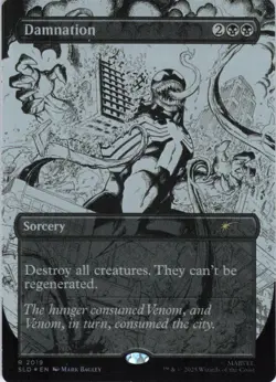 MTG Damnation (Inks) (Rainbow) (2019) | NM Foil | Spider-Man Secret Lair {SLD} - Image 2