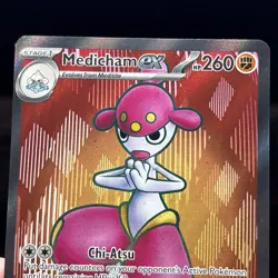 Pokemon TCG - Medicham EX 161/142 - SV07: Stellar Crown Holo - Ultra Rare [LP] - Image 3