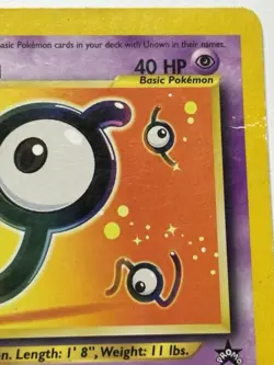 Pokemon TCG Unown J 2001 Black Star Promo Promo 38 - Image 2