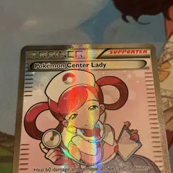 Pokemon TCG Pokemon Center Lady XY Flashfire Full Art 105/106 - Image 3