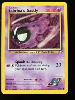 Pokemon Gym Heroes Non-Holo Sabrina's Gastly 93/132 & Sabrian's Haunter 58/132 - Image 3