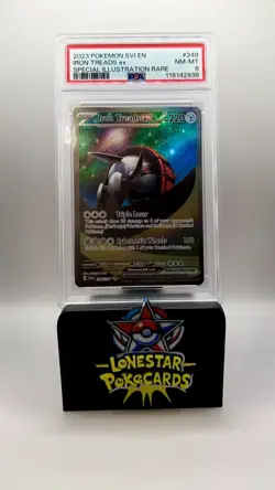 IRON TREADS EX #248/198 PSA 8 POKEMON SCARLET VIOLET SPECIAL ILLUSTRATION RARE - Image 1